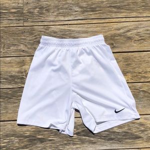 Nike Dri-Fit White Athletic Shorts